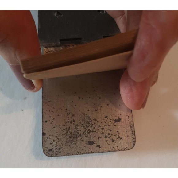 St Theresa of Little Flower Metal Notepad with Paper Germany Vintage Antique? - Picture 9 of 12